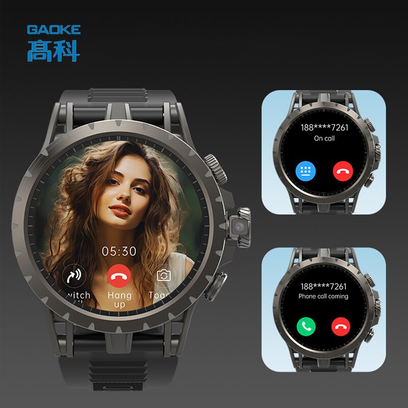 Smart Watch with Sim Card Manufacturer - OEM/ODM Gaoke Q85 Sports Round Dial 4G