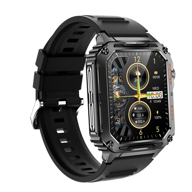 Smart Android Watch Supplier - OEM/ODM GAOKE P3 with Heart Rate Waterproof Bracelets