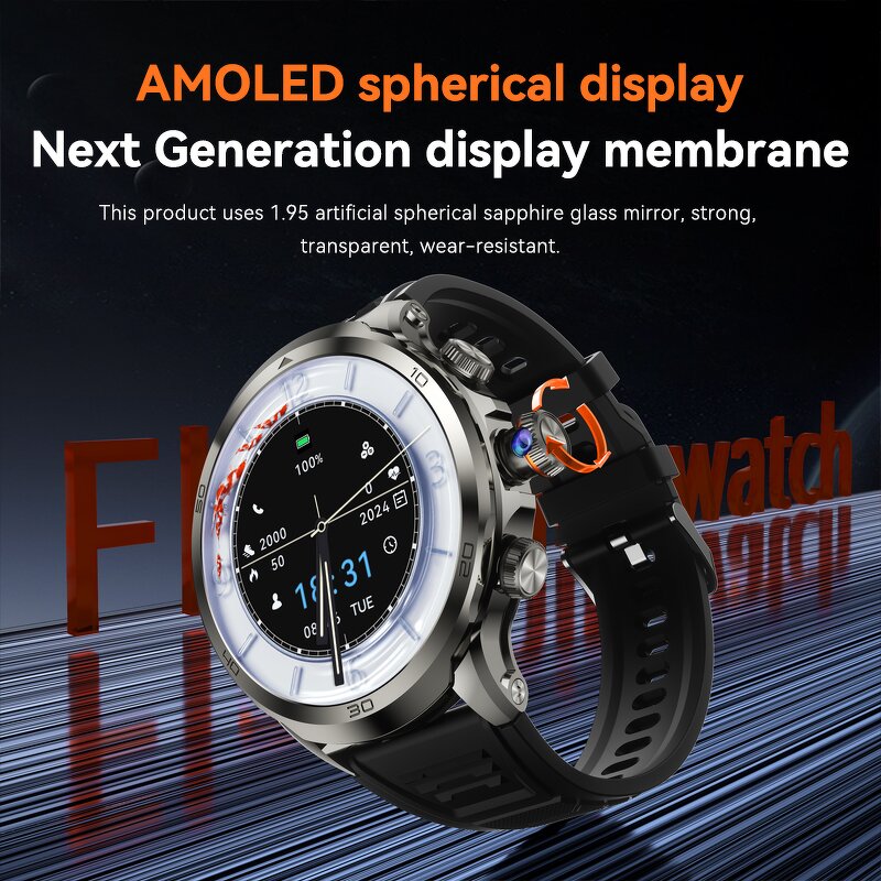 Smart Watch with Camera Manufacturer - OEM/ODM GAOKE H19 Sport 4G Android Touch GPS