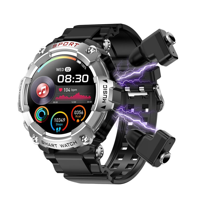 2 in 1 Tws Smart Watch Supplier - OEM/ODM GAOKE T96 New Arrival AMOLED Screen Earbuds