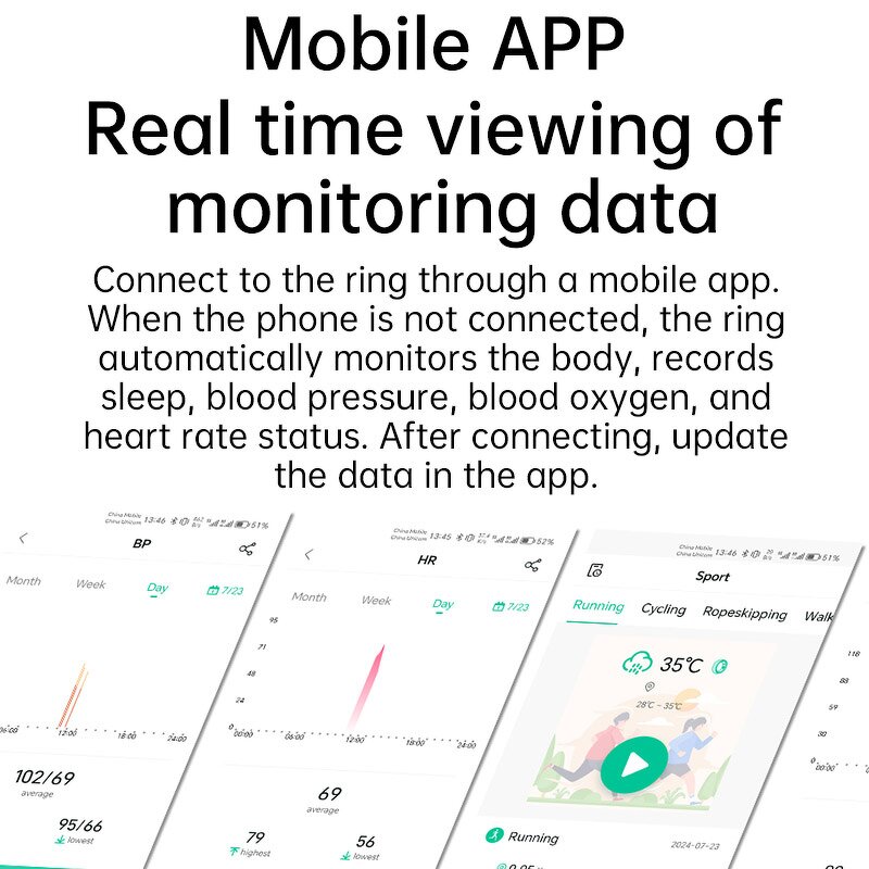 Smart Ring with Blood Oxygen Factory - OEM/ODM GAOKE R1000 Heart Rate Sleep Monitoring