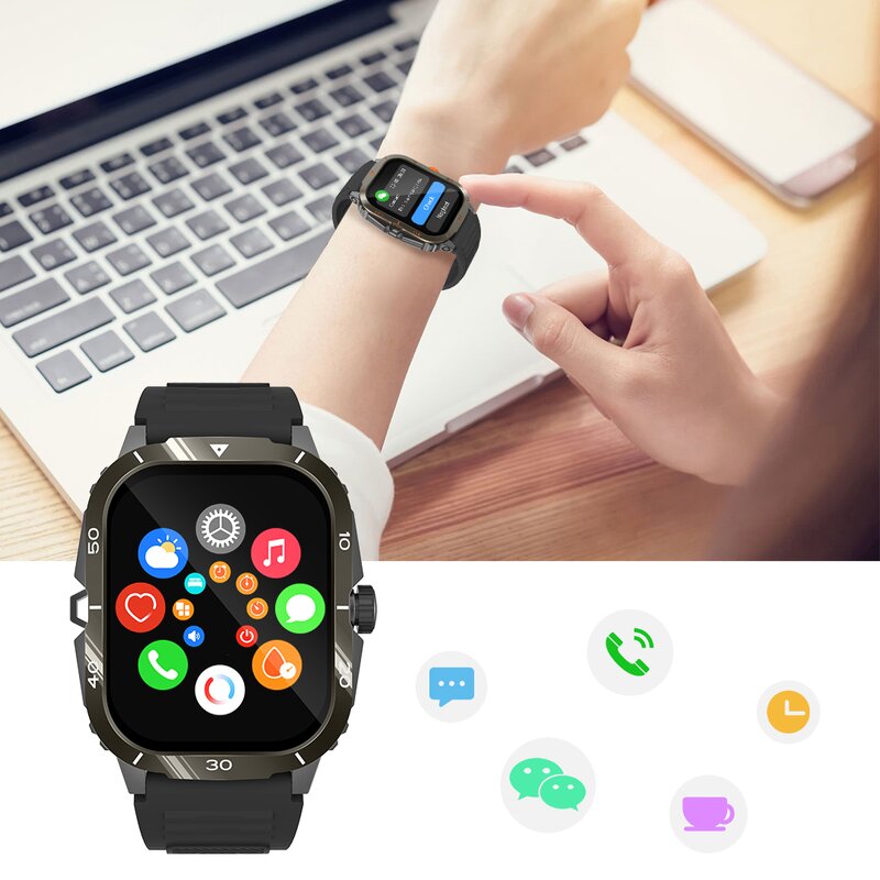 Smartwatch for Men Factory - OEM/ODM GAOKE TB97 2025 Connected Fitness Tracker