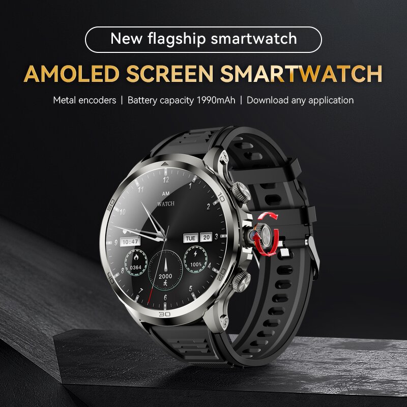 4G Smartwatch Factory - OEM/ODM GAOKE H19 Wifi Health Monitoring NFC Simcard
