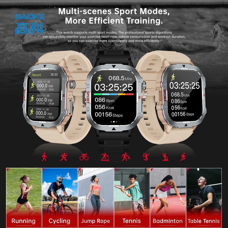 Smart Watch Supplier - OEM/ODM GAOKE C30Pro Wholesale Waterproof Blood Pressure