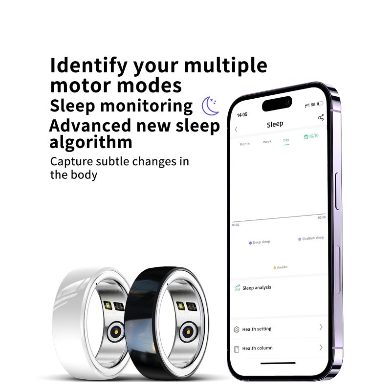 Promise Smart Ring Supplier - OEM/ODM GAOKE R8 Fashion for Couples Health Fitness Tracker