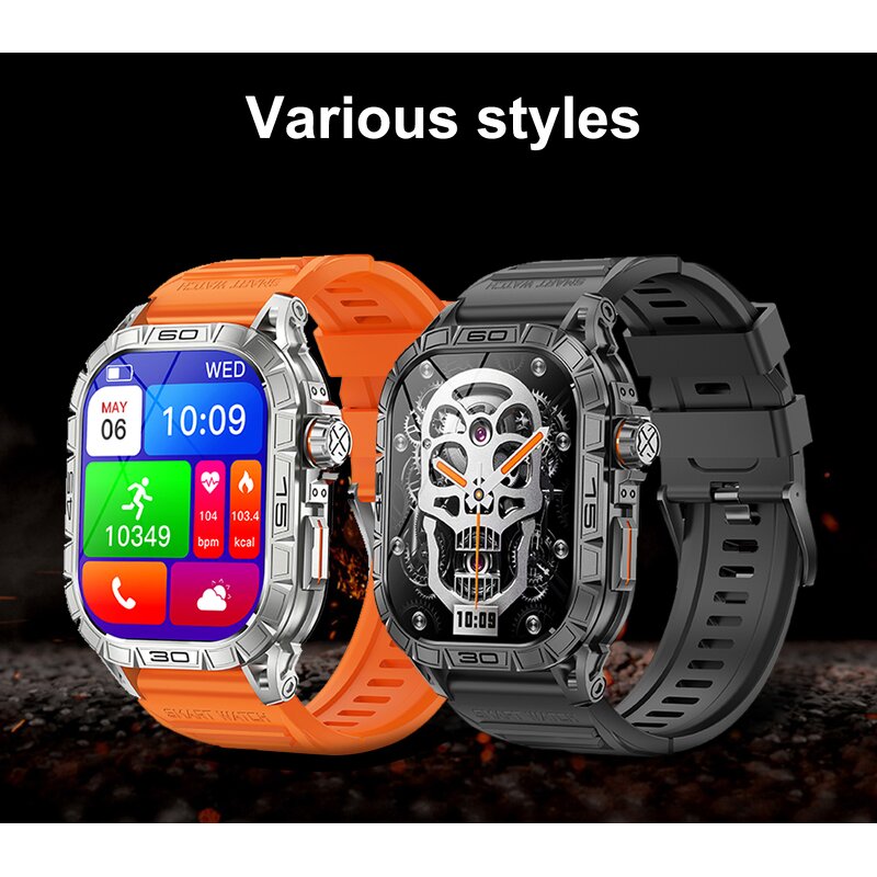 Amoled Smart Watch Factory - OEM/ODM GAOKE K63 1.43 Inch HD Screen BT Call Heart Rate