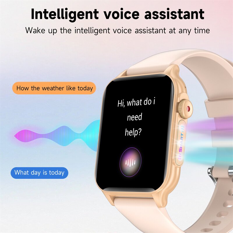 Fashion Smartwatch Manufacturer - OEM/ODM GAOKE P6 Breathing Ambient Light New Design