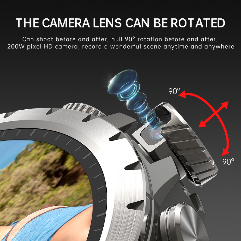 Custom Smart Watch Manufacturer - OEM/ODM Gaoke Luxury Rugged Round 4G Waterproof