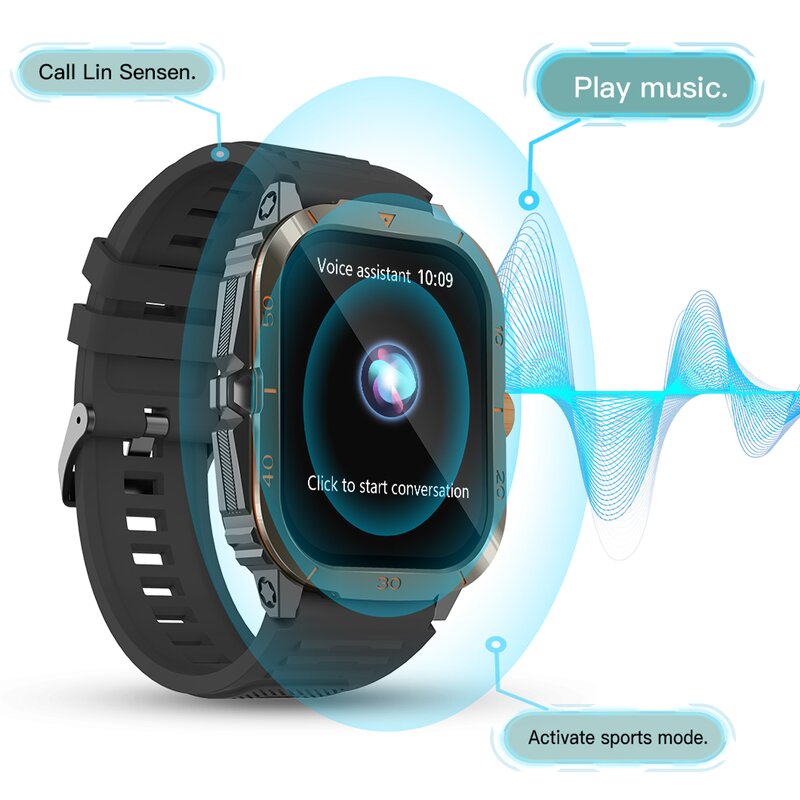 Smartwatch for Men Factory - OEM/ODM GAOKE TB97 2025 Connected Fitness Tracker