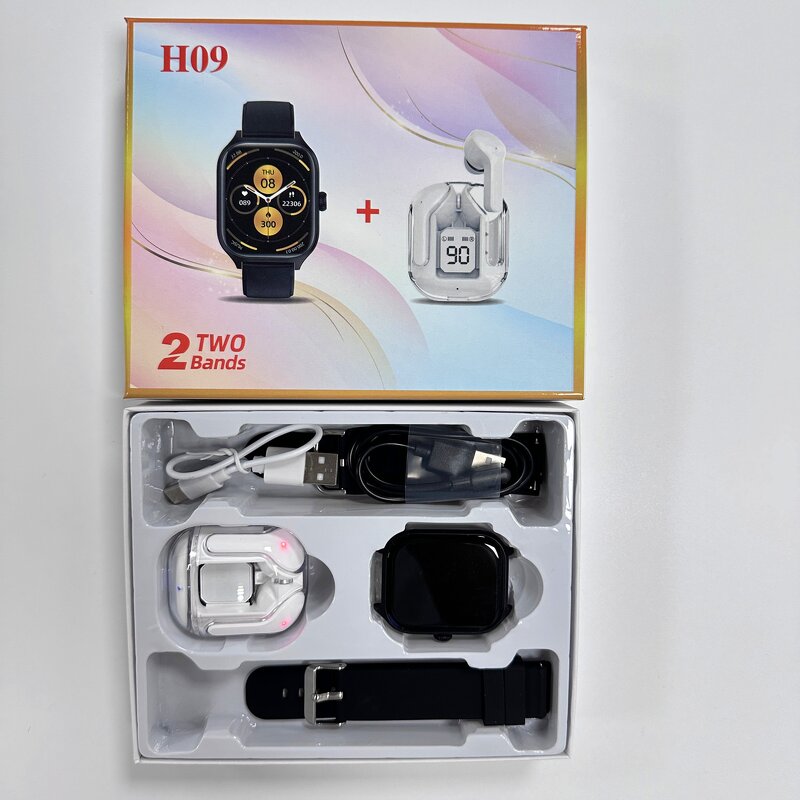 Smart Watch with Earbuds Supplier - OEM/ODM Gaoke H09 2 in 1 Ultra Connected Watch