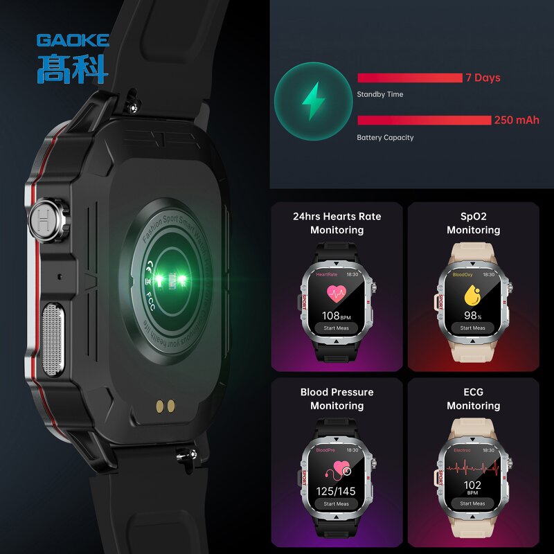 Smart Watch Supplier - OEM/ODM GAOKE C30Pro Wholesale Waterproof Blood Pressure