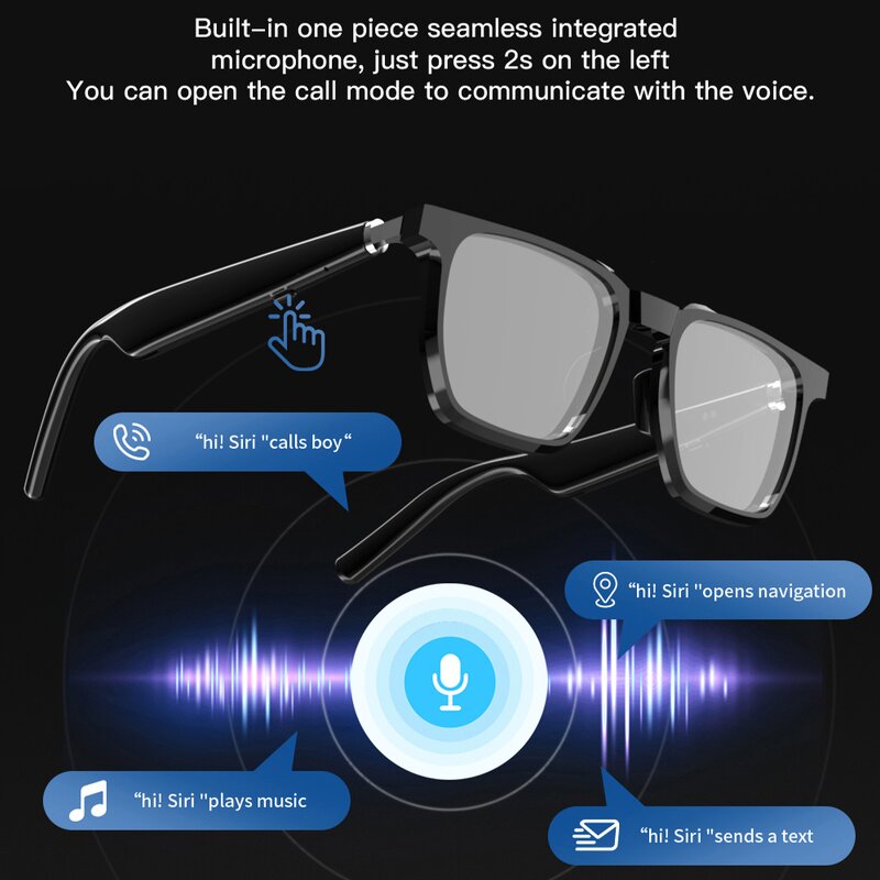 Wireless Speaker Smart Glasses Manufacturer - OEM/ODM Gaoke G01 Custom Newest Headphone Music
