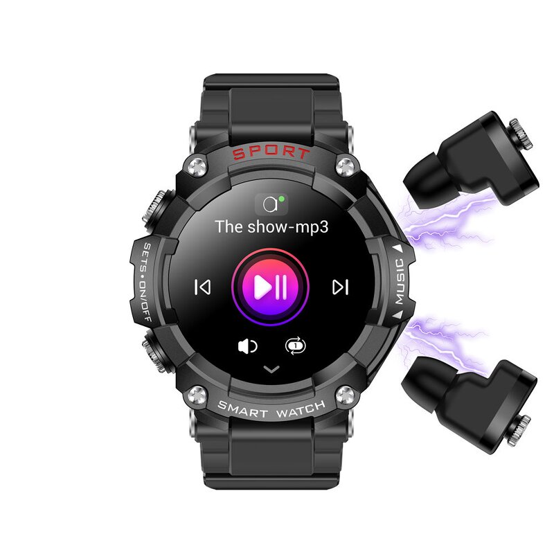 2 in 1 Tws Smart Watch Supplier - OEM/ODM GAOKE T96 New Arrival AMOLED Screen Earbuds