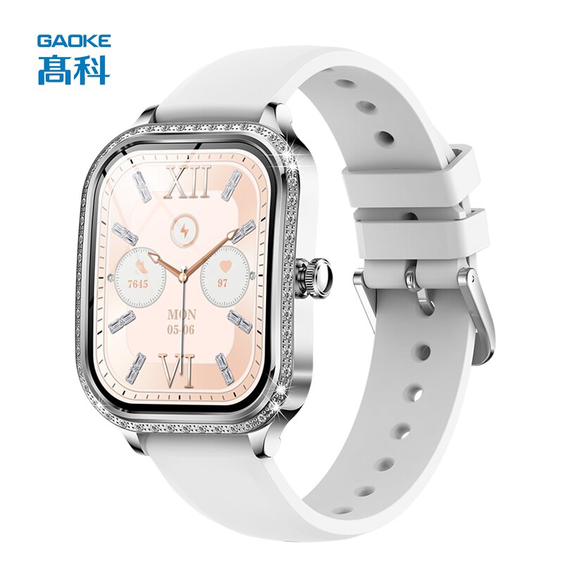 Gold Smart Watch for Women Manufacturer - OEM/ODM GAOKE Latest Mk88 Ip68 Call Heart Rate