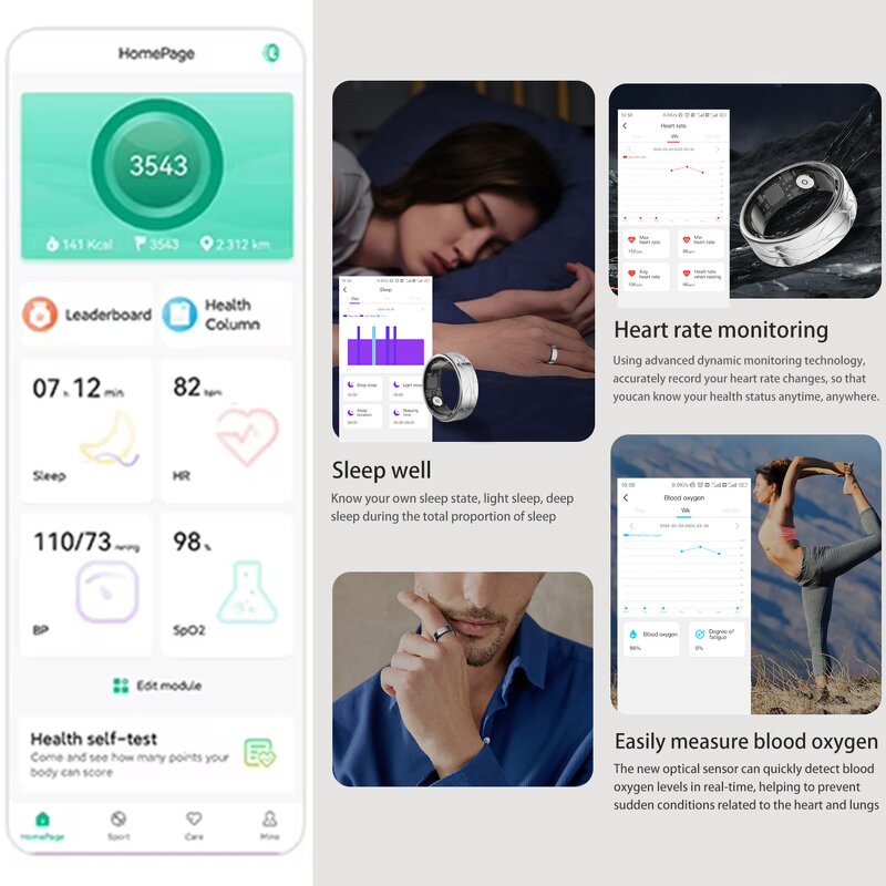 Smart Ring Supplier - OEM/ODM GAOKE Px02 Premium Adjustable Body Fat Monitor