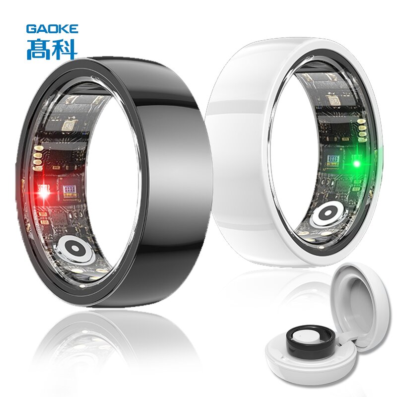 Ceramic Smart Ring Supplier - OEM/ODM GAOKE R1000 Heart Rate Blood Oxygen Sleep Tracking