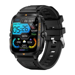Rugged Sport Smart Watch Supplier - OEM/ODM GAOKE Man's Outdoor 3ATM Waterproof Health
