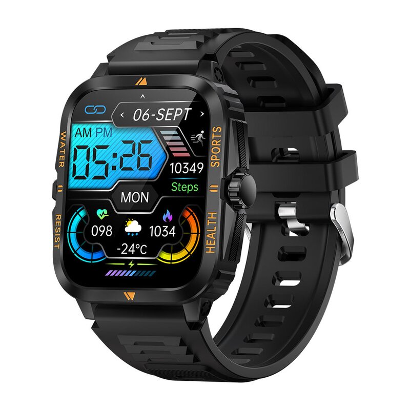 Rugged Sport Smart Watch Supplier - OEM/ODM GAOKE Man's Outdoor 3ATM Waterproof Health