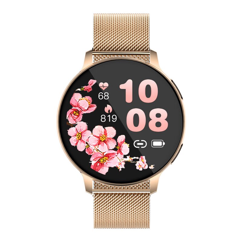 Smart Watches for Women Supplier - OEM/ODM GAOKE S53 Gold Montre Connecte Fitness tracker