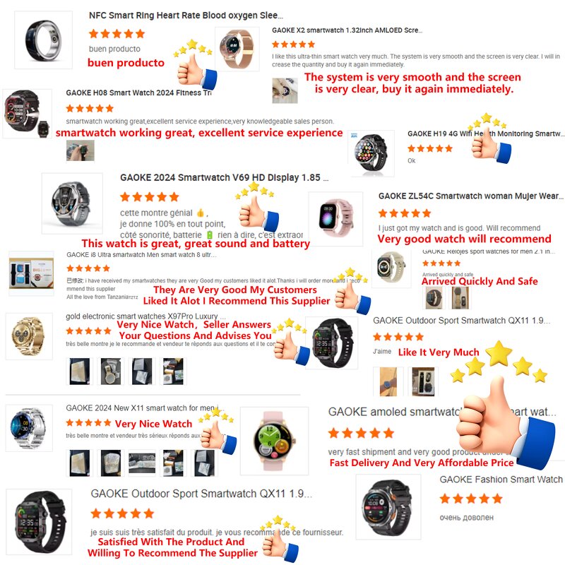 Smart Watch with Earbuds Supplier - OEM/ODM Gaoke H09 2 in 1 Ultra Connected Watch