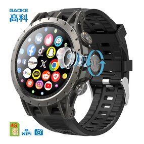 Custom Smart Watch Manufacturer - OEM/ODM Gaoke Luxury Rugged Round 4G Waterproof
