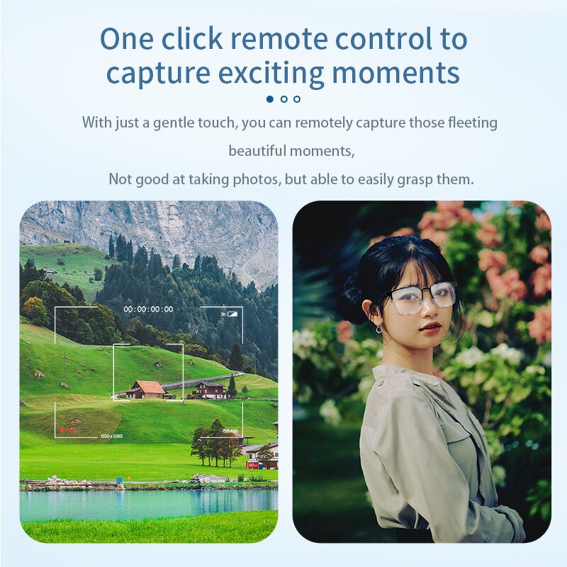 Sport Wireless Smart Glasses Manufacturer - OEM/ODM Gaoke G05 Remote Control Blue Light Translator