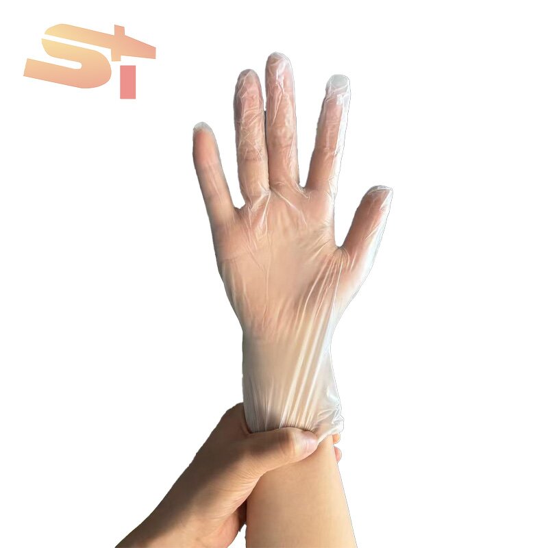 PVC Gloves Factory - OEM SIKE One-time Use 100 Pcs Beauty Food-grade