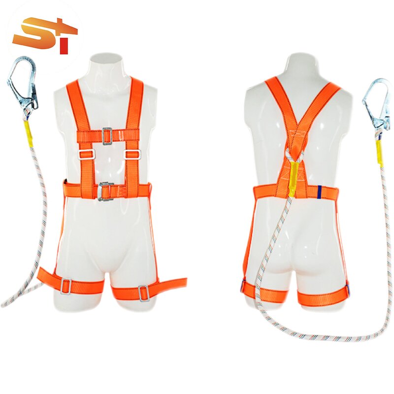 Rock Climbing Harness Manufacturer - OEM Bungee Full Body Safety Belt Anti Fall Removable Gear