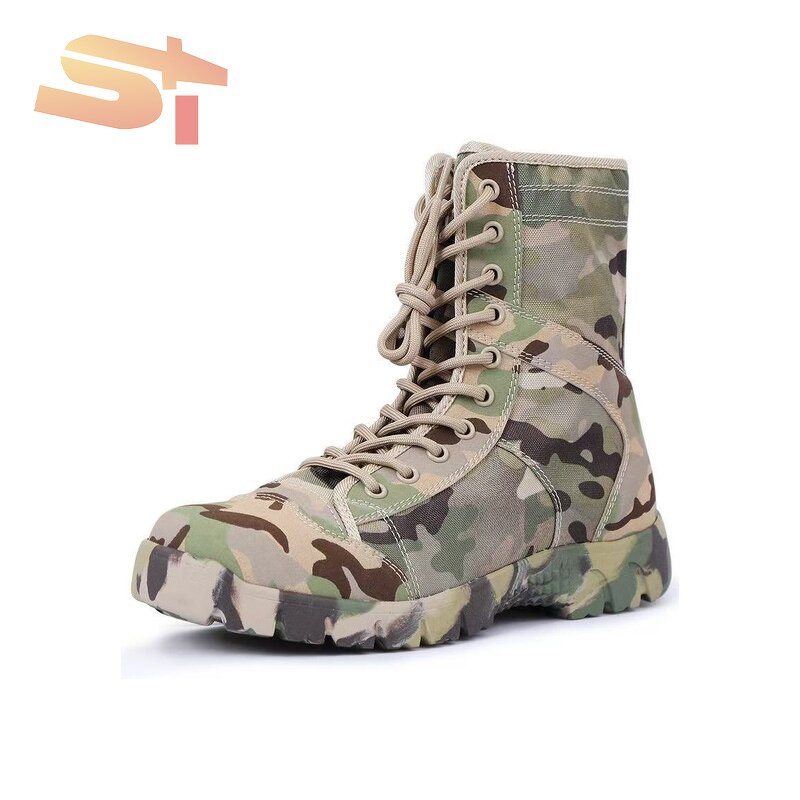 Hiking Boots Manufacturer - OEM SIKE Oxford Fabric Winter Tactical Side Zipper Waterproof