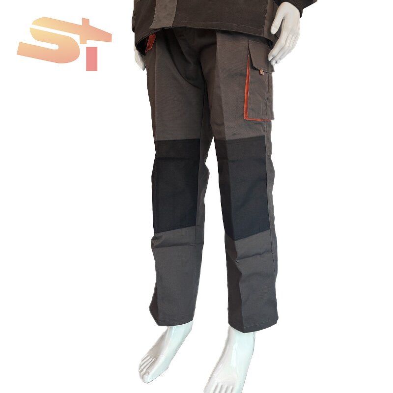 Workwear Set Factory - OEM High-End Custom Men Long Sleeved Poly-Cotton Coveralls