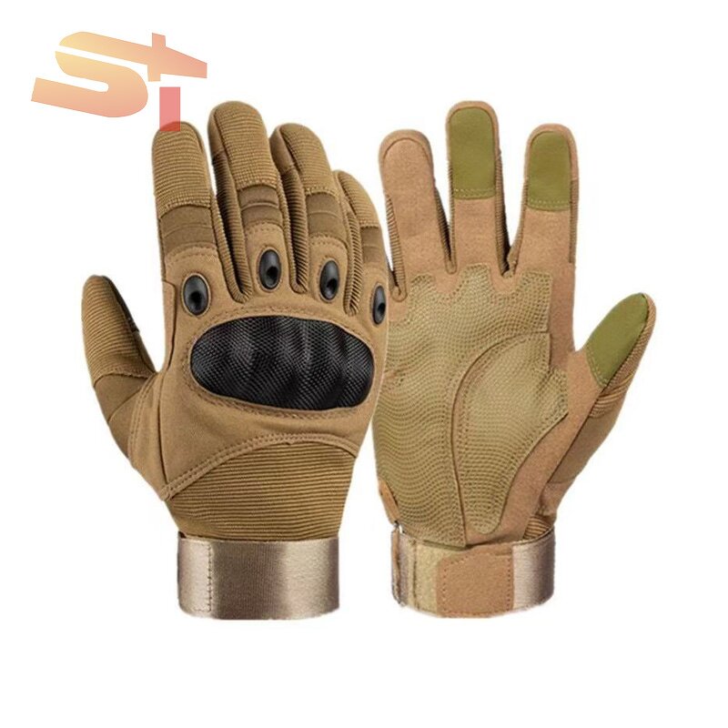 Tactical Gloves Supplier - OEM SIKE Full-finger Ultra-fiber Impact Fall Resistance Touchscreen