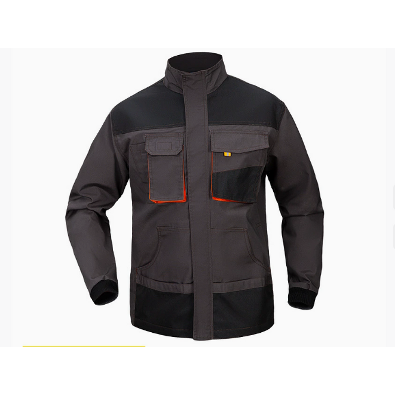 Workwear Set Factory - OEM High-End Custom Men Long Sleeved Poly-Cotton Coveralls