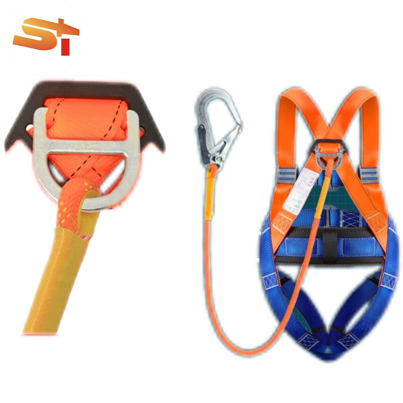 Safety Harness Supplier - OEM Training Tower Petzl High-Altitude Webbing Leash Exsyan Red