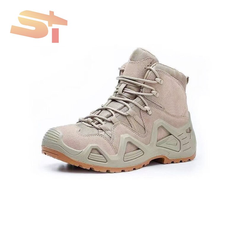 Tactical Boots Supplier - OEM SIKE Comfortable Waterproof Customized Logo Lace-up Black