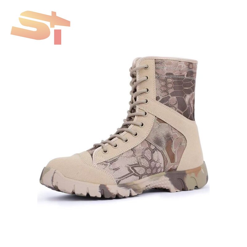 Hiking Boots Manufacturer - OEM SIKE Oxford Fabric Winter Tactical Side Zipper Waterproof