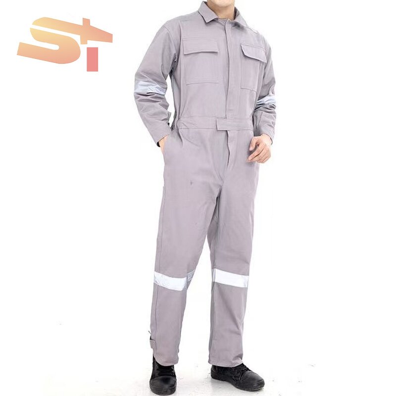 Protective Coverall Manufacturer - OEM Unisex Fireproof Jumpsuit Disposable Anti-Static Polyester