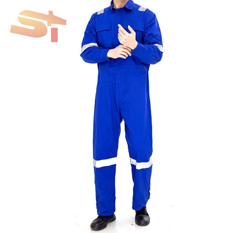 Protective Coverall Manufacturer - OEM Unisex Fireproof Jumpsuit Disposable Anti-Static Polyester