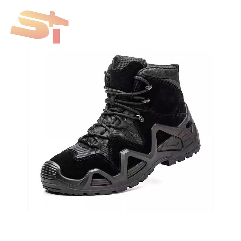 Tactical Boots Supplier - OEM SIKE Comfortable Waterproof Customized Logo Lace-up Black