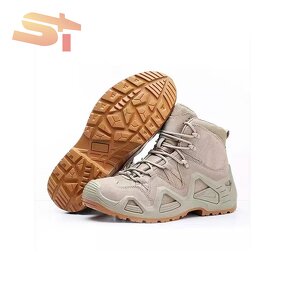 Tactical Boots Supplier - OEM SIKE Comfortable Waterproof Customized Logo Lace-up Black