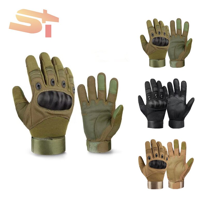Tactical Gloves Supplier - OEM SIKE Full-finger Ultra-fiber Impact Fall Resistance Touchscreen