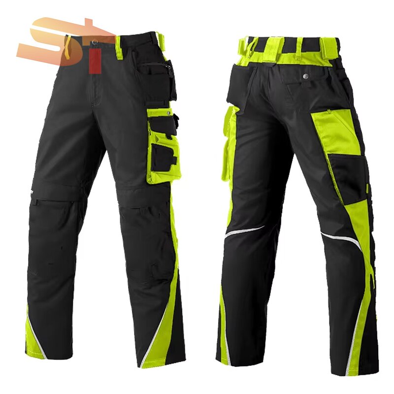 Work Pants Factory - OEM SIKE Electrician Hi Visibility Anti-Bacterial Seamless Polyester