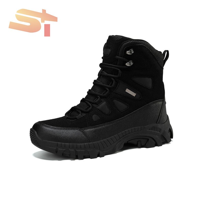 Tactical Boots Factory - OEM Men's Large Size 47 Waterproof Training Anti-slip