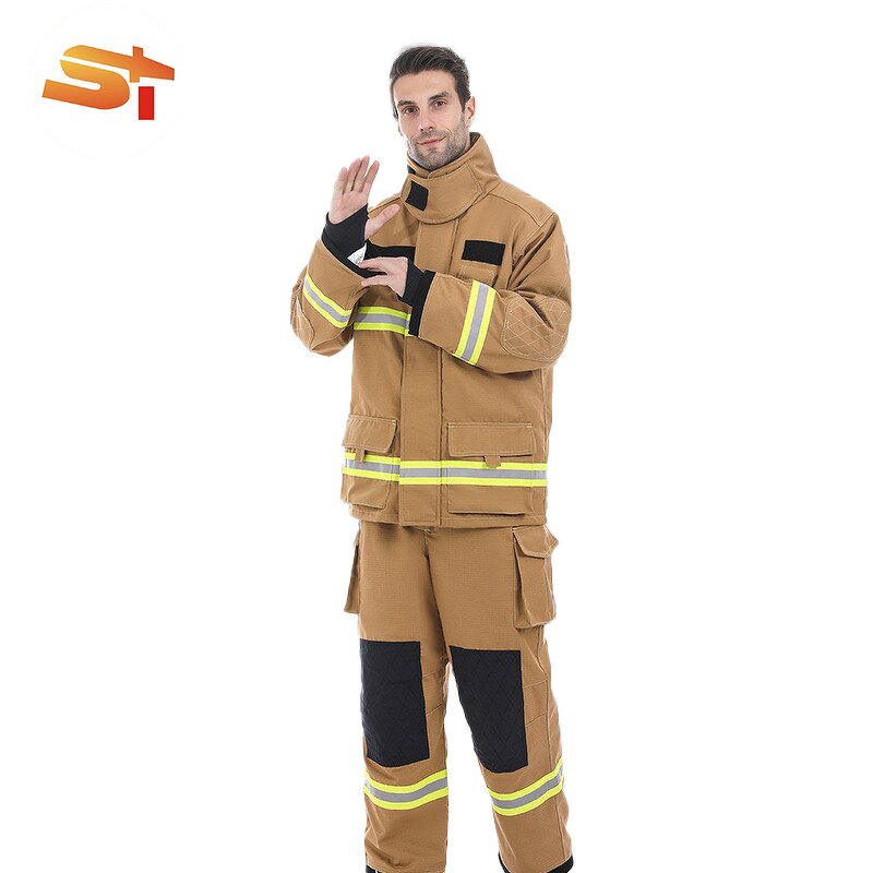 Firefighter Suit Manufacturer - OEM Kit Child Equipment Layers Red Uniform Kevlar Certified