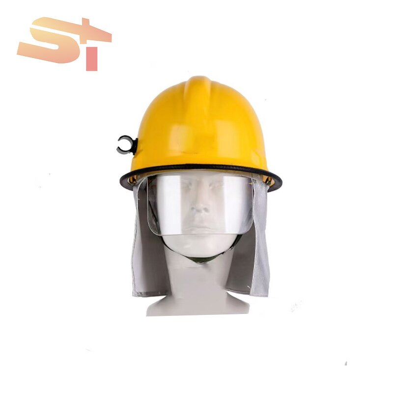Fire Helmet Manufacturer - OEM Hurling Rescue Face Helmet Fire-Resistant Fiber Cleaning-Machines