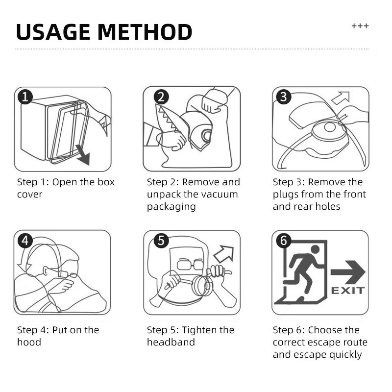 Fire Fighting Mask Supplier - OEM Fighter Kids Full Face Respiratory Visor Retardant Proof