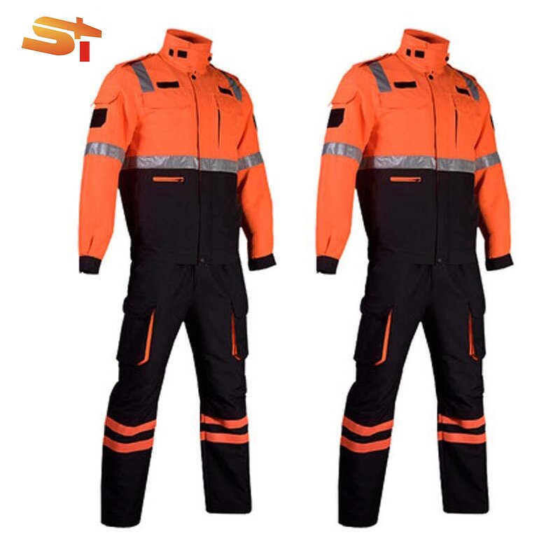 Firefighting Suit Factory - OEM 1971 Green Orange Suits Aluminized Men Uniform Heat