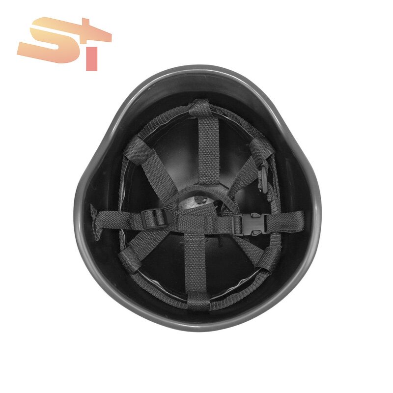 Industrial Caps Supplier - OEM Black Green Saftey Logo Visor Predator Abs Hats Injection