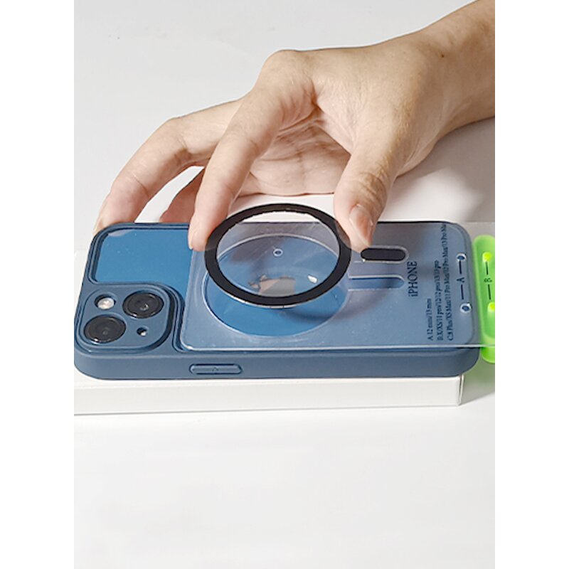 Black Magnetic Sticker Factory - FOR Magsafe Rings Accurate Positioning