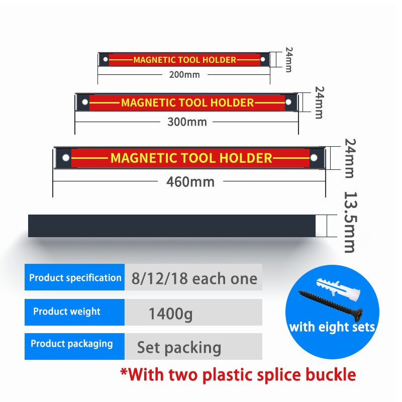 Magnet Bar Factory - Base 8 inches Factory Provides Powerful Holder