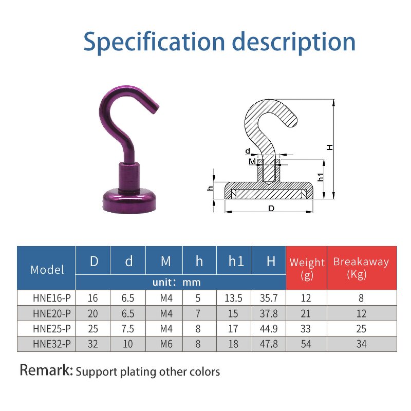 Swivel Magnetic Hook Manufacturer - Heavy Duty Neodymium with Rotating